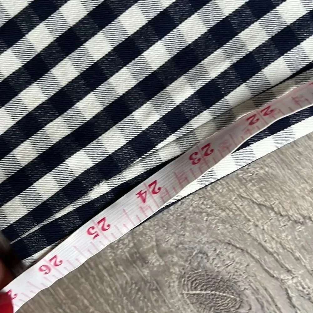 J. Crew blue white